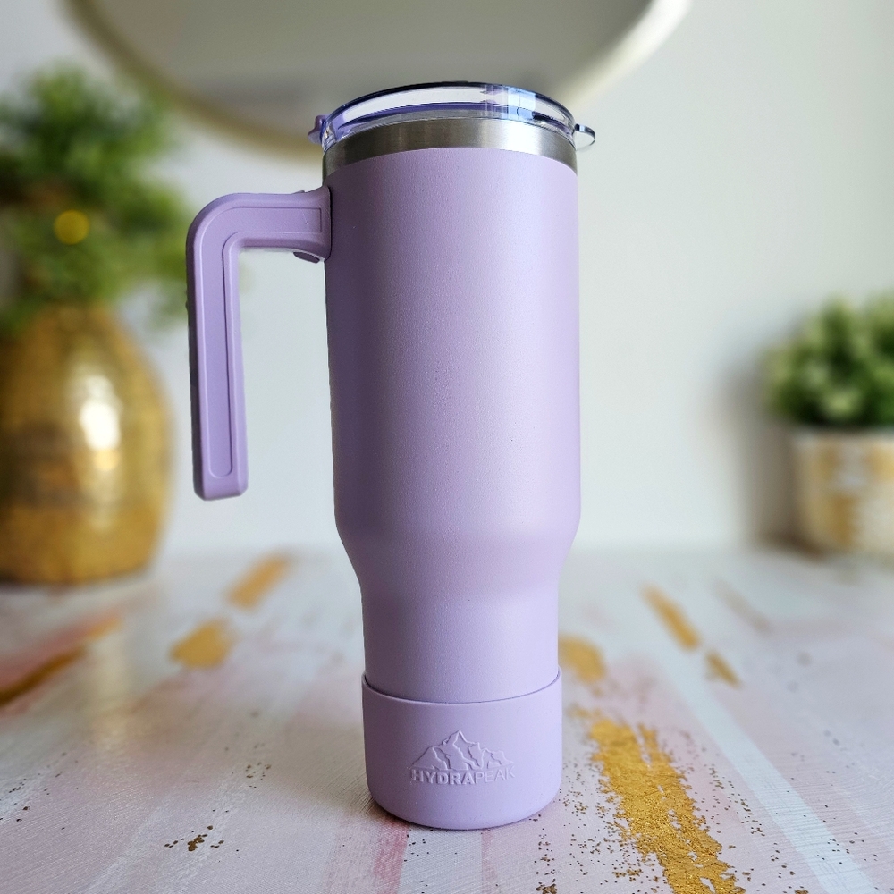Hydrapeak Voyager 40 Oz Stainless Steel Tumbler Insulated Water Bottle Straw/Lid